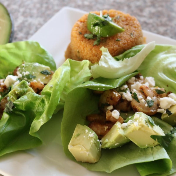 Mojito Shrimp Lettuce Wraps