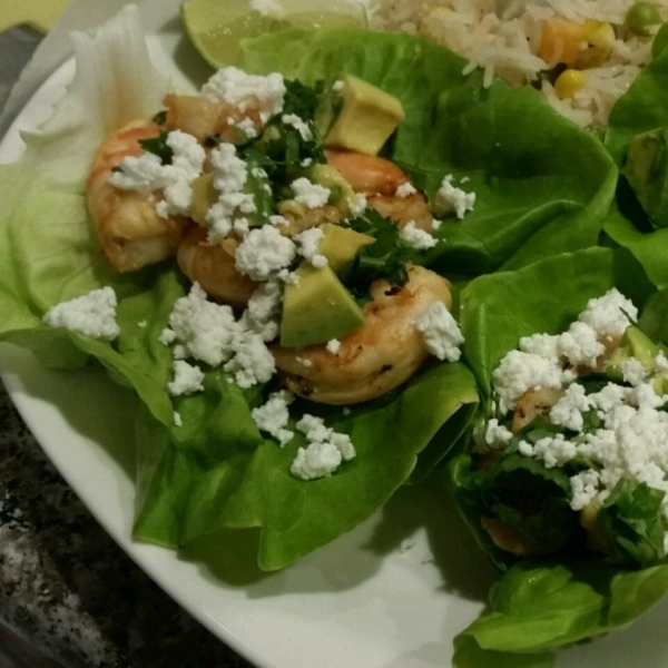 Mojito Shrimp Lettuce Wraps