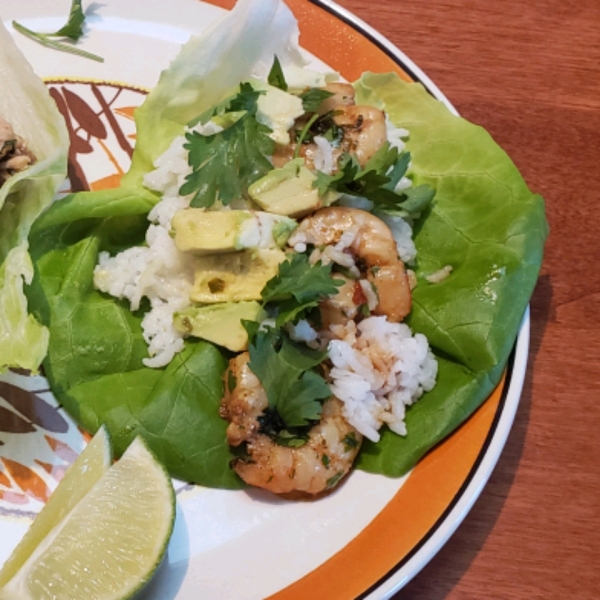 Mojito Shrimp Lettuce Wraps