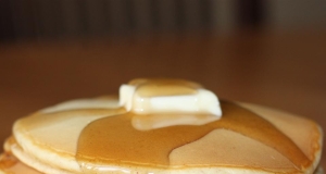 Mom's Spiced Eggnog Pancakes