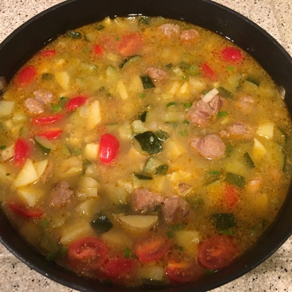 Chef John's Sausage, Zucchini, and Potato Stew