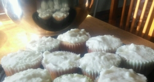 Pineapple Cupcakes with Buttercream Frosting