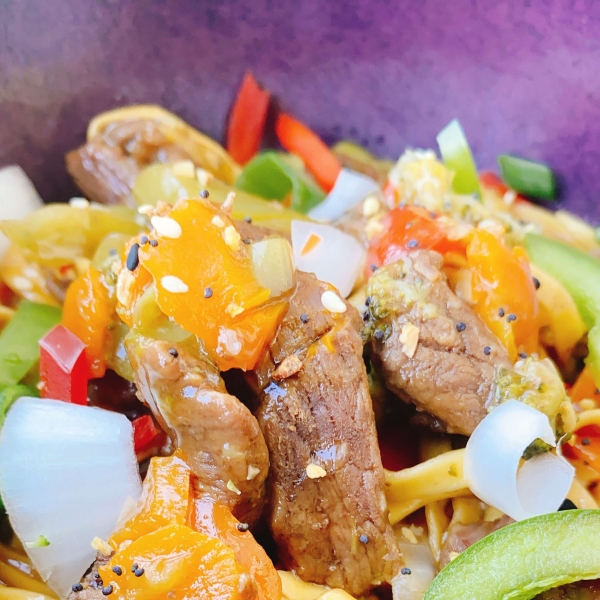 Hawaiian Beef Teriyaki Stir-Fry Bowl