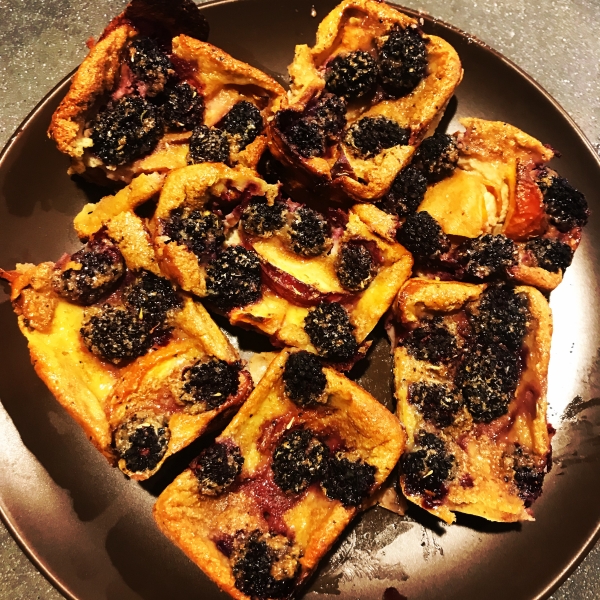 Chef John's Peach Blackberry Flognarde