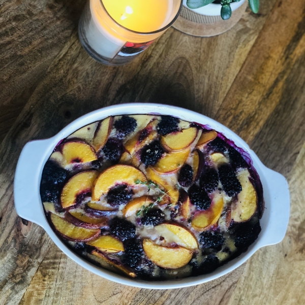 Chef John's Peach Blackberry Flognarde
