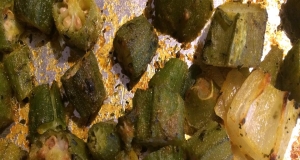 Super Easy Oven-Roasted Okra