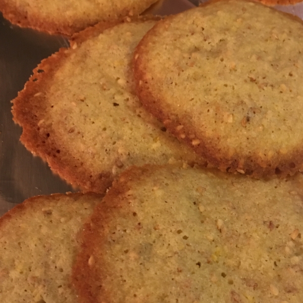 Sesame Lemon Crisps