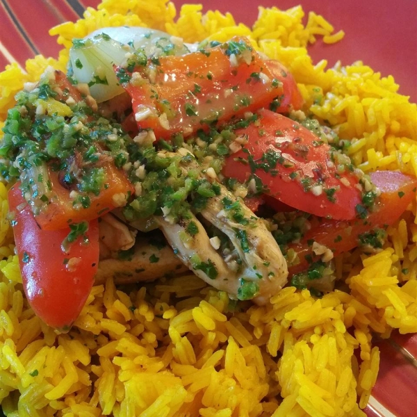Thai Ginger Chicken with Yellow Jasmine Rice