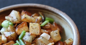 Duck Fat Green Garlic Homefries