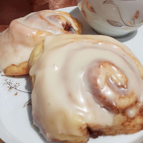 Two Ingredient Dough Cinnamon Rolls