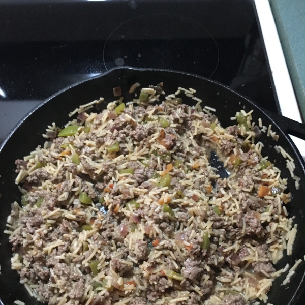 Mexican Rice & Beef Tacos