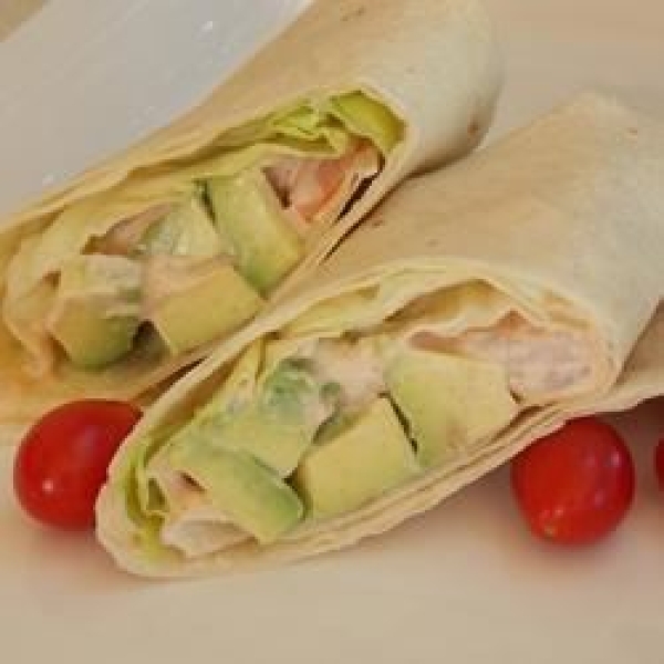 Shrimp and Avocado Wraps