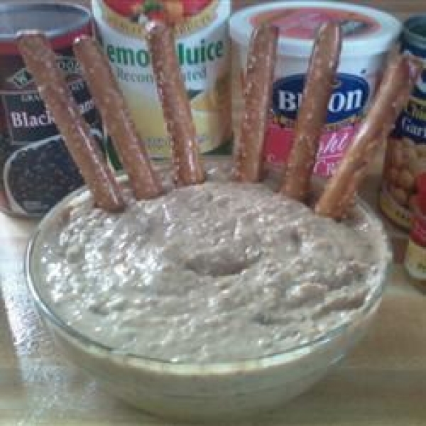 Black Bean and Chickpea Hummus