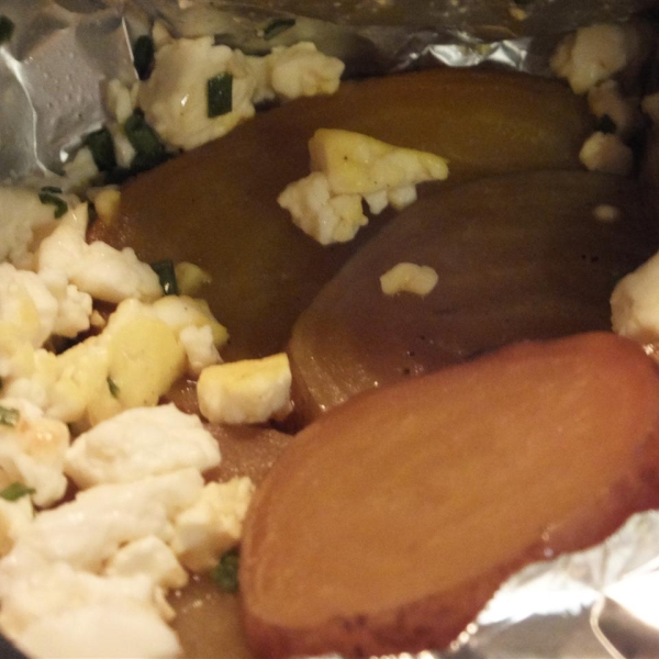 Grilled Beets with Feta