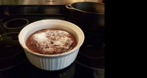 Rich and Gooey Hot Chocolate Mousse Cake