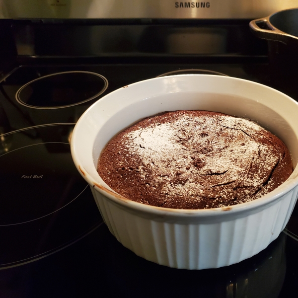 Rich and Gooey Hot Chocolate Mousse Cake