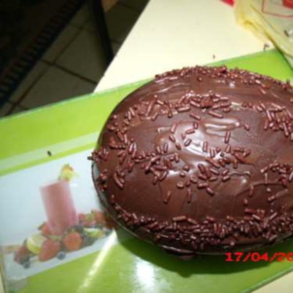 Brazilian Brigadeiro-Filled Chocolate Easter Egg