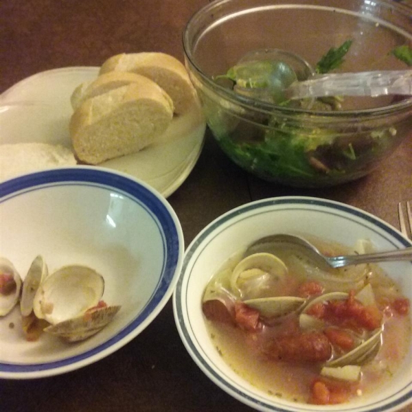 Portuguese Steamed Clams
