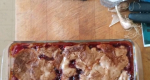 Old Fashioned Rhubarb Cobbler