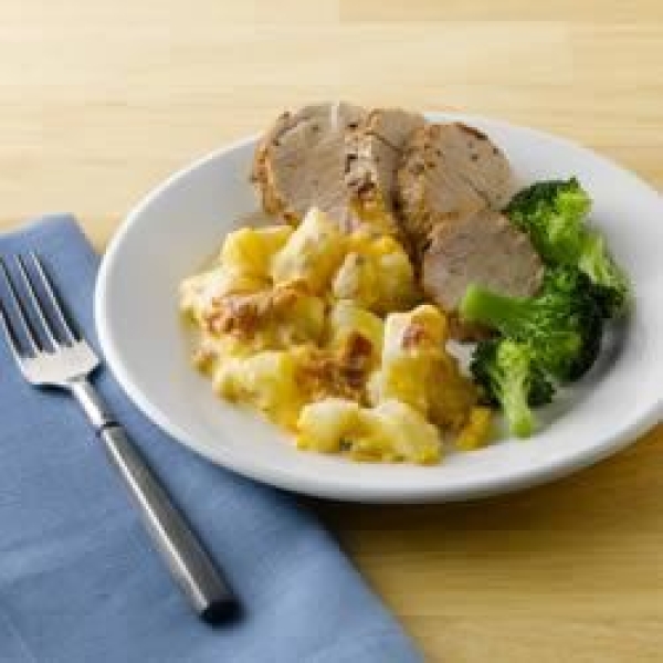 Cheesy Bacon and Potatoes Casserole