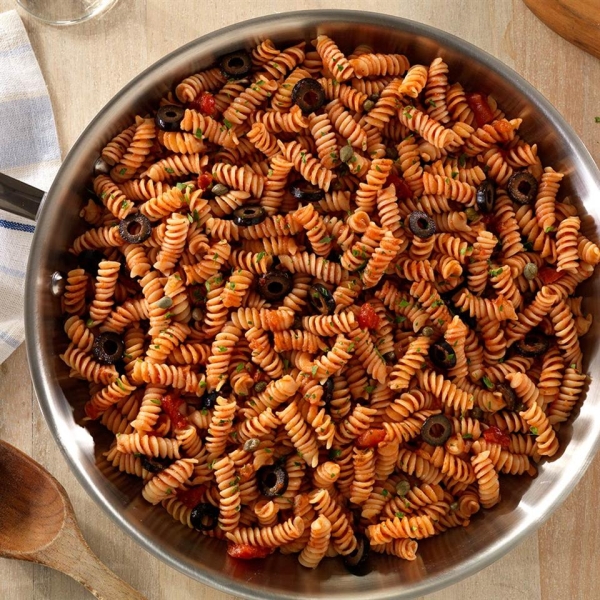 Claudio's Easy Rotini Puttanesca