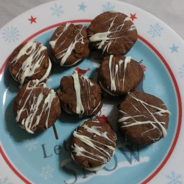 Double Chocolate Sandwich Cookies