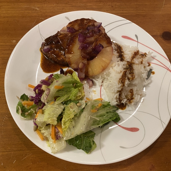 Brown Sugar-Pineapple Pork Chops