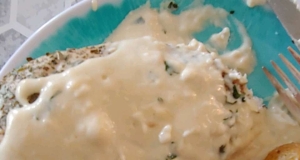 Garlic Cream Sauce over Chicken Breasts