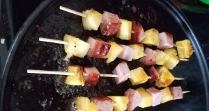 Ham and Pineapple Kabobs