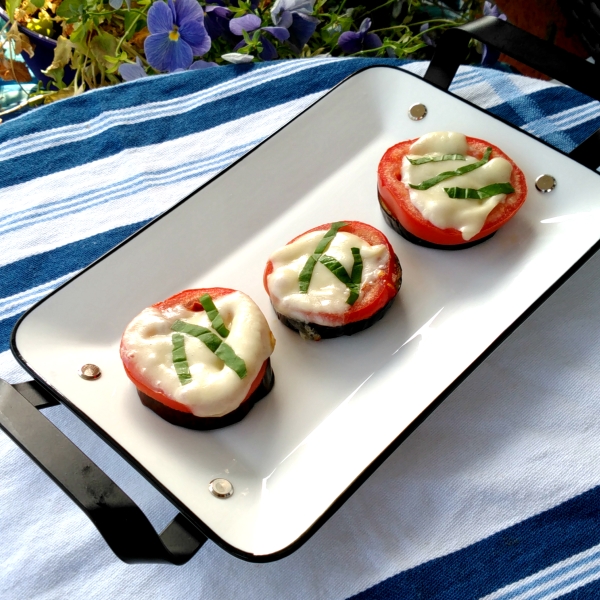 Italian Grilled Eggplant Caprese