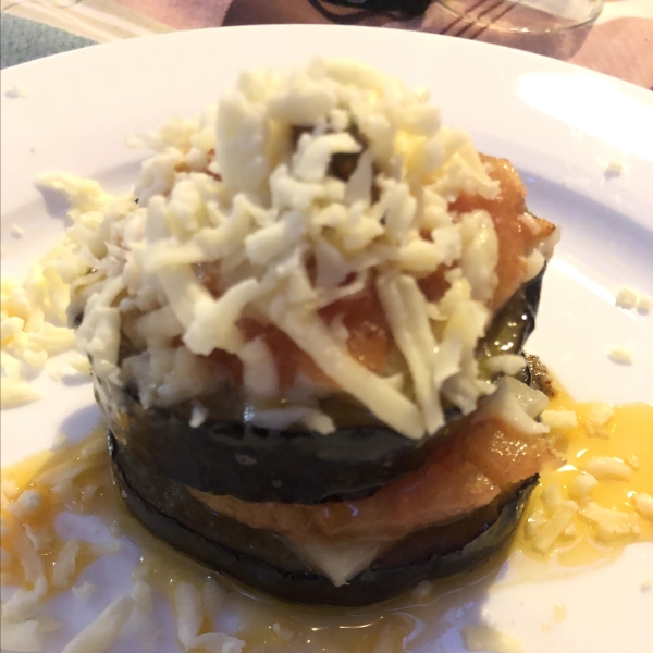 Italian Grilled Eggplant Caprese