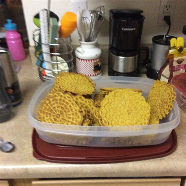 Pumpkin Pizzelle