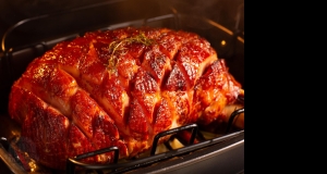 Festive Ham with Marmalade Bourbon Glaze
