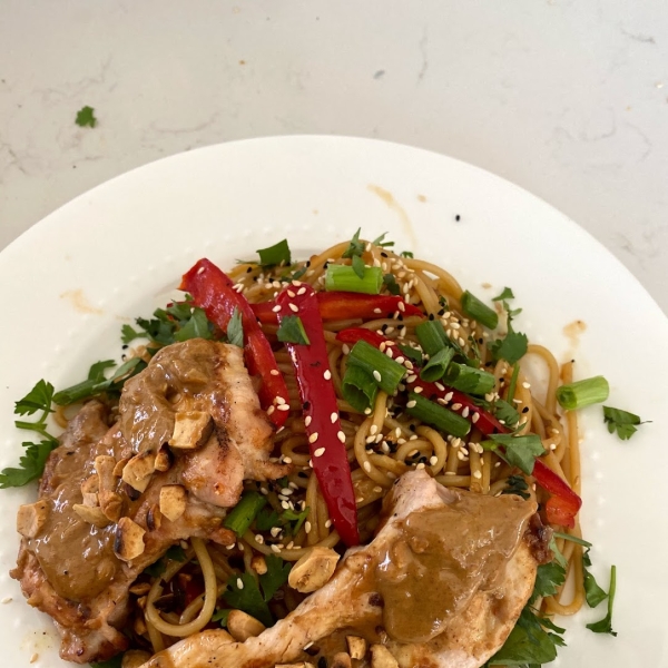 Grilled Peanut Chicken