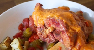Creole Pork Shanks with Sweet Potato Gravy
