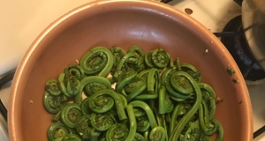 Sauteed Fiddleheads