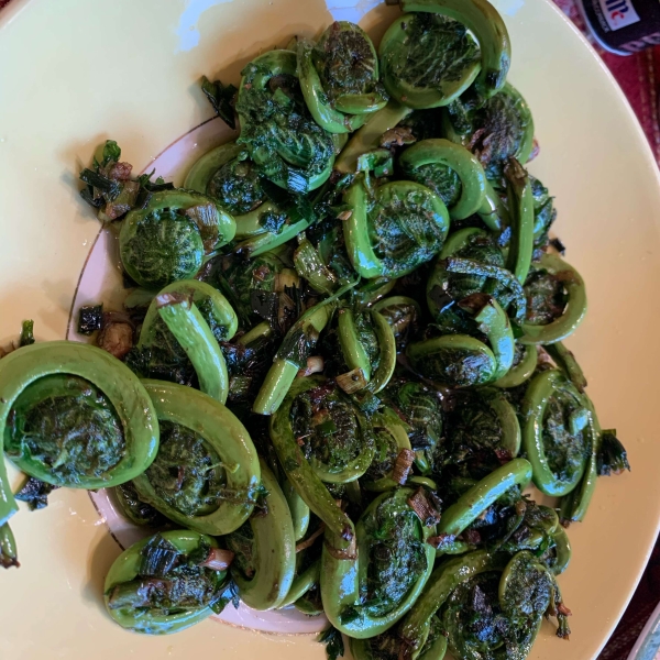 Sauteed Fiddleheads