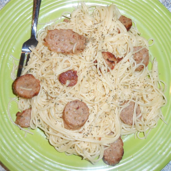 Sauceless Spaghetti