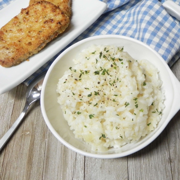 Parmesan-Black Pepper Arborio Rice Pilaf