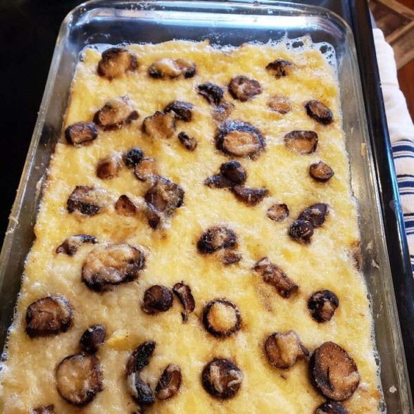 Baked Mushrooms and Polenta Gratin