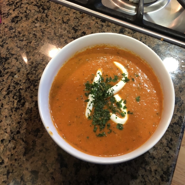 Tomato-Gouda Bisque