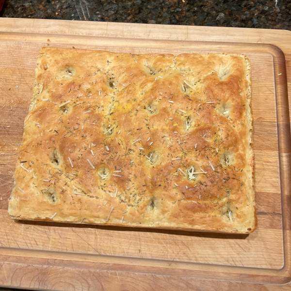 Bread Machine Focaccia