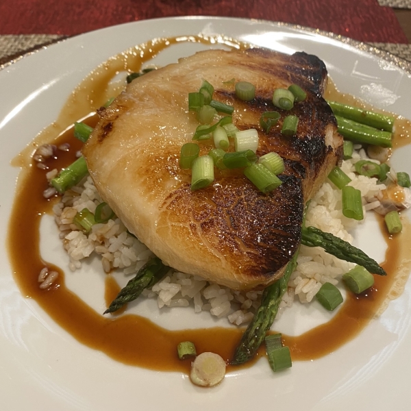 Miso and Soy Chilean Sea Bass