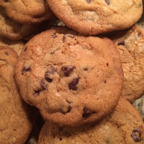Giant Crisp Chocolate Chip Cookies