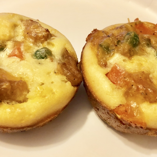 Impossibly Easy Mini Chicken Pot Pies