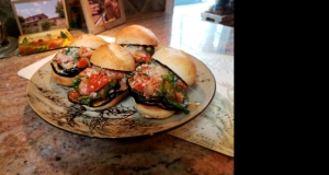 Roasted Eggplant Parmesan Focaccia