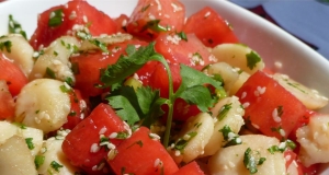 Watermelon and Sesame Seed Salad