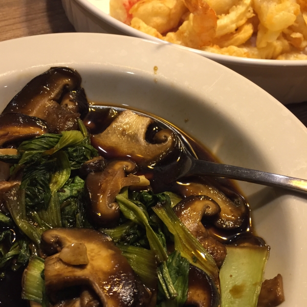 Bok Choy and Shiitake Stir Fry