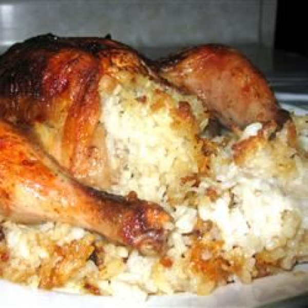 Baked Mushroom Rice