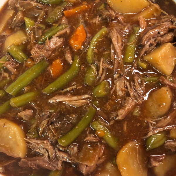 Leftover Roast Brunswick Stew